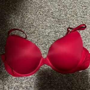 Vibrant Red Bra